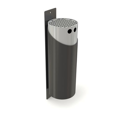 Wandmontierter Aschenbecher - MINI CIGAR - LAB23 - galvanisiertem Stahl / für den Außenbereich / für öffentliche Bereiche