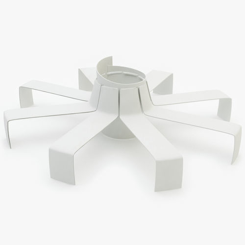 Bank für den öffentlichen Raum / originelles Design - FLOWER - LAB23 - galvanisiertem Stahl / pulverbeschichteter Stahl / Verbundwerkstoff