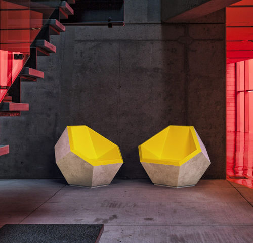 Moderner Gartenstuhl - FUKSAS COLLECTION - LAB23 - für Außenbereich / Verbundwerkstoff / für Privatgebrauch