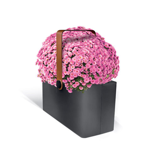 COR-TEN®-Stahl-Pflanzkübel - PLANTER BASKET - LAB23 - galvanisiertem Stahl / rechteckig / rohrförmig