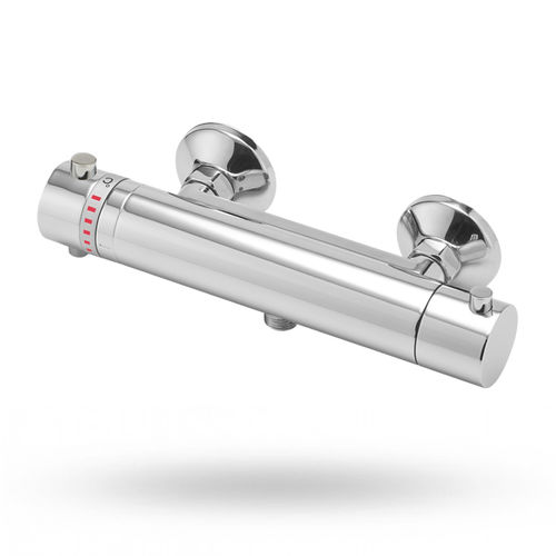 Thermostatischer Einhebelmischer - THERMIX SH 1000 - Stern Engineering Ltd. - für Dusche / wandmontiert / aus verchromtem Metall