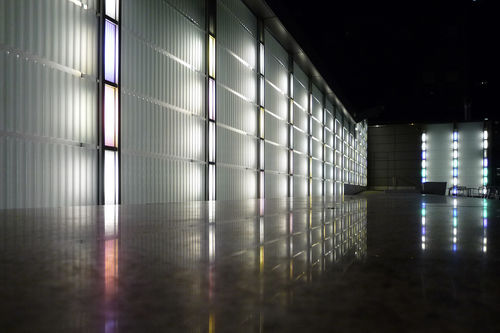 Glasscheibe / ESG Glas - CORRUGATED - BermanGlass - Ornament / texturiert / 3D