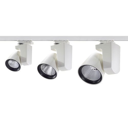 LED-Schienenleuchte - S80 - GLAMOX - rund / Aluminiumguss / für Gewerbegebrauch