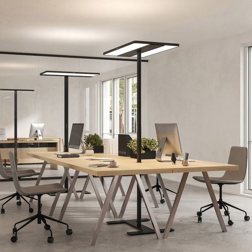Mastmontiert-Leuchte - ADAPT-F 3 DESK   - GLAMOX - LED / rechteckig / Objekteinrichtung