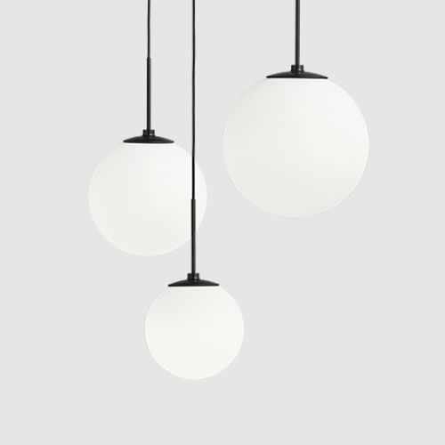 Hängelampe - LUN  - GLAMOX - Polycarbonat / modern / mit Kabel