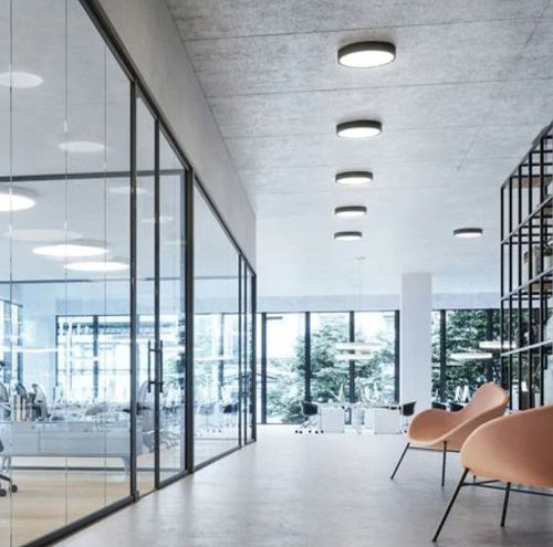 Leuchte für Aufbau - C90-S - GLAMOX - LED / rund / Objekteinrichtung