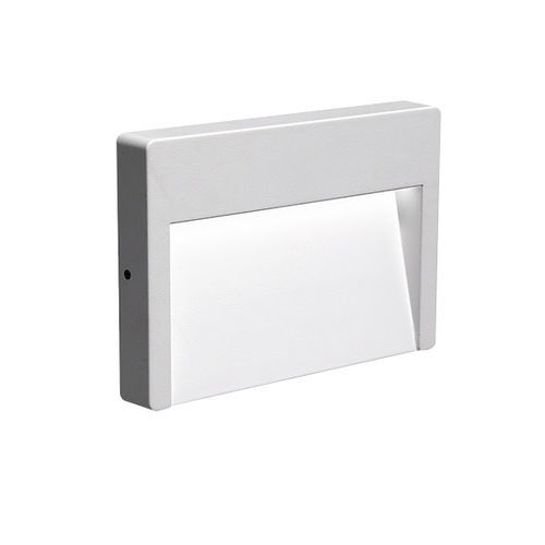 Moderne Wandleuchte - O62-W1  - GLAMOX - für Außenbereich / Edelstahl / Polycarbonat