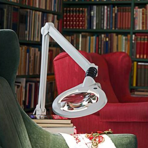Tischlampe - CIRCUS   - GLAMOX - Lupen / Aluminium / modern