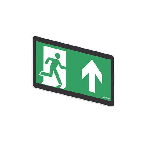 Wandmontierte Notbeleuchtung - ARIS-W - GLAMOX - rechteckig / LED / Polycarbonat