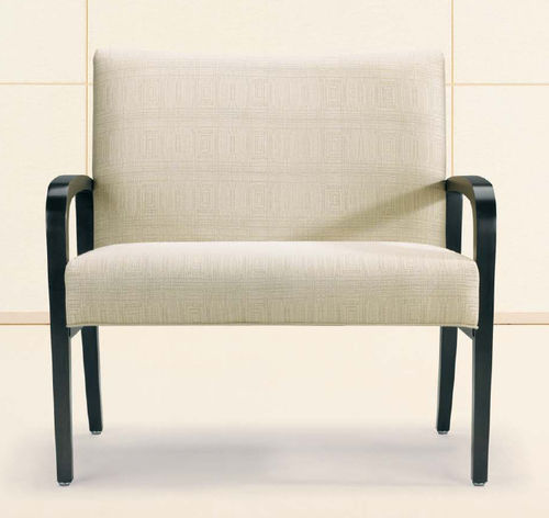 Medizinischer Sessel / Stoff - MARCO  - Nemschoff - Holz / für Übergewichtige / beige