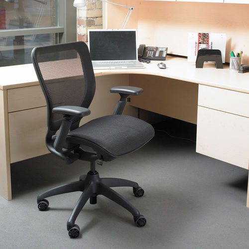 Moderner Bürosessel - WXO : 5800 - Nightingale Corp - Leder / Stoff / höhenverstellbar