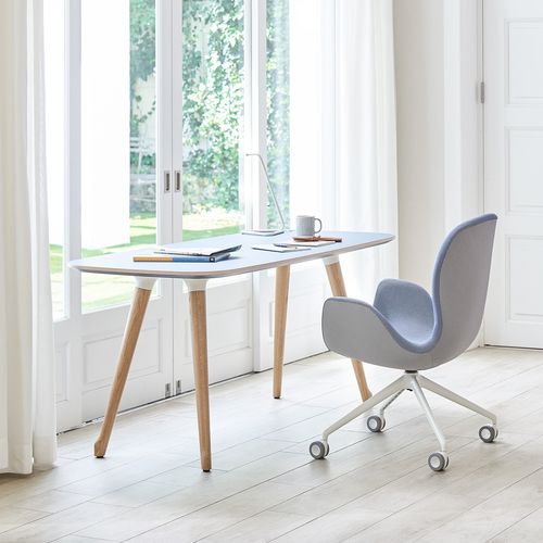 Moderner Bürostuhl - PHLOX - Okamura - für den Innenraum / Aluminium / Gestell aus Aluminium