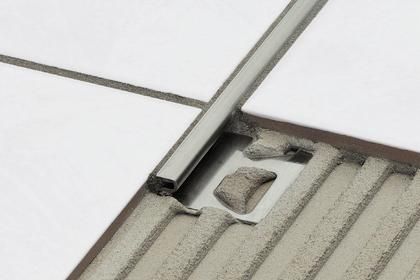 Edelstahl-Abschlussprofil - SCHLUTER®-DECO - Schluter Systems - für Fliesen