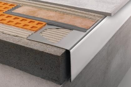Metallprofil - SCHLUTER®-BARA-RW - Schluter Systems - Ortgang