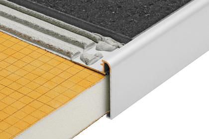 Aluminium-Abschlussprofil - SCHLUTER®-RONDEC-STEP - Schluter Systems - für Fliesen / Winkel