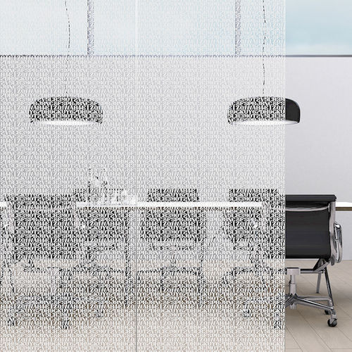 Sicherheitsglasscheibe - ALPHABET - Skyline Design - VSG / ESG Glas / Ornament