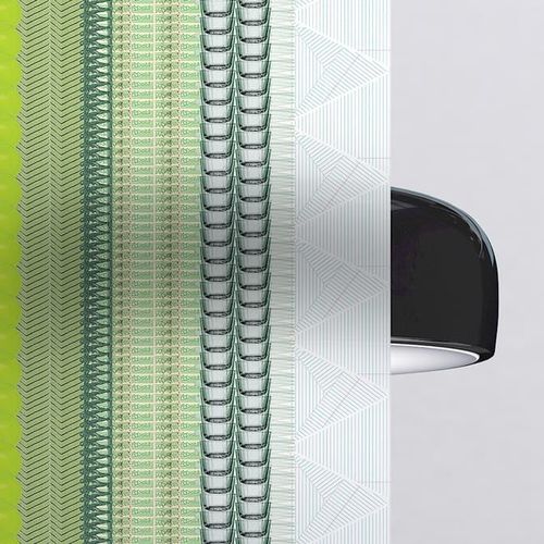 Sicherheitsglasscheibe - RECYCLED STRIPES - Skyline Design - VSG / ESG Glas / Ornament