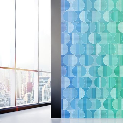Sicherheitsglasscheibe - HALF MOON - Skyline Design - VSG / ESG Glas / Ornament