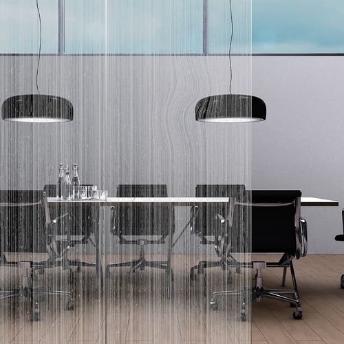 Sicherheitsglasscheibe - THREADS 2 - Skyline Design - VSG / ESG Glas / Ornament