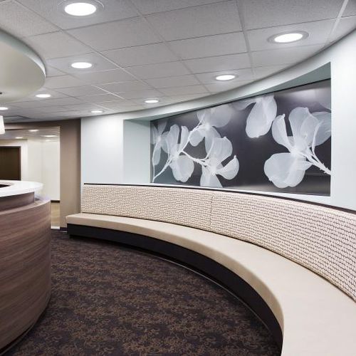 Sicherheitsglasscheibe - DOGWOOD 1 - Skyline Design - VSG / ESG Glas / Ornament