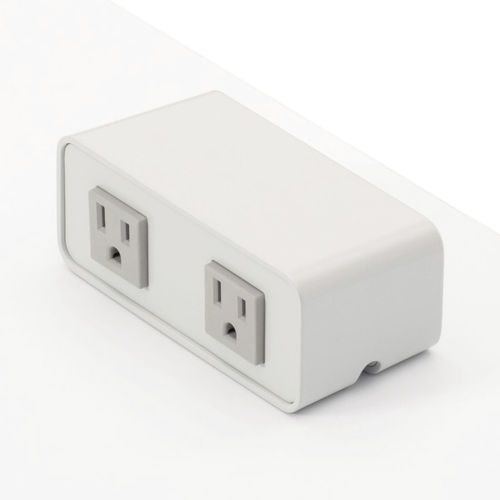 Doppelte Steckdose - CUBE - Teknion - Aufputz / modern