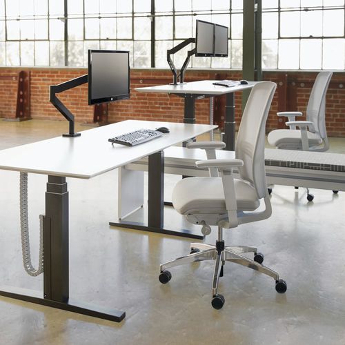 Büro-Bildschirmhalterung - SWERV  - Teknion