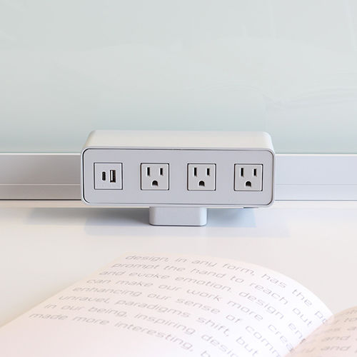 IT-Steckdose - POWER QUBE - Teknion - USB / 4-fach / Schreibtisch