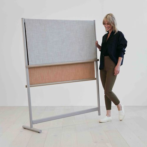 Holz-Raumteiler - ROUTES - Teknion - Stoff / für Gewerbegebrauch / für den Innenraum