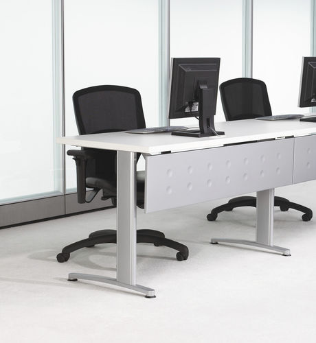 Moderner Tisch - EXPANSION TRAINING - Teknion - Metalldraht / Gestell aus Metall / rechteckig