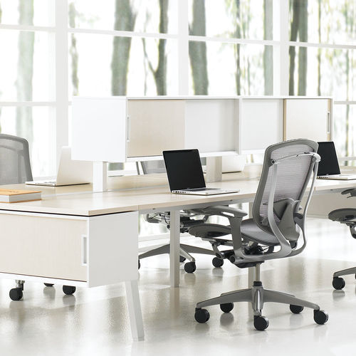 Schreibtisch für Open Space - INTERPRET - Teknion - bodenstehend / für mehrere Personen / modern