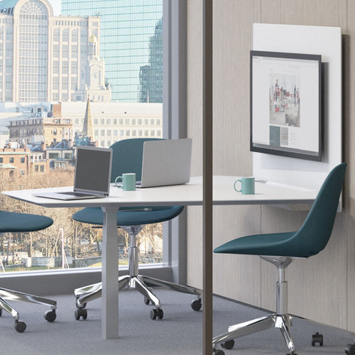 Moderner Besprechungstisch - TEK PIER™ - Teknion - Acryl / Gestell aus Metall / biegsam