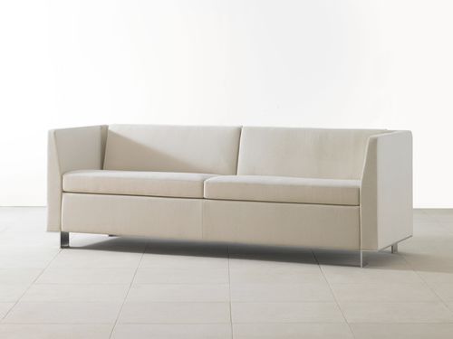 Modernes Sofa - VIGNETTE - Teknion - Stoff / weiß / beige