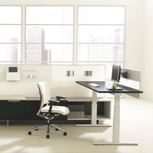 Schreibtisch für Open Space - NAVIGATE - Teknion - bodenstehend / individuell / modern