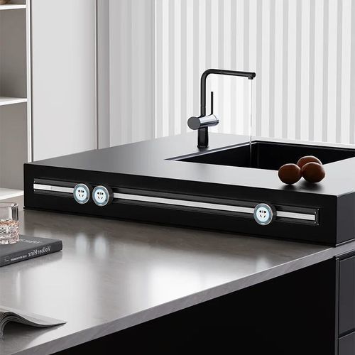 Steckdosenhalterung für Büro - SIMPLE SURFACE POWER TRACK - Eubiq - schienenmontiert
