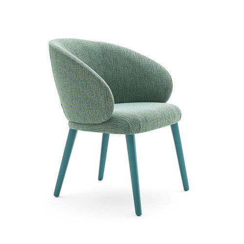 Moderner Stuhl - LILY 04531 - Montbel - für den Innenraum / Stoff / Leder