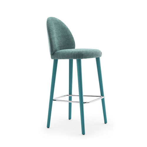 Moderner Barstuhl - LILY 04581 - Montbel - für den Innenraum / Stoff / Leder
