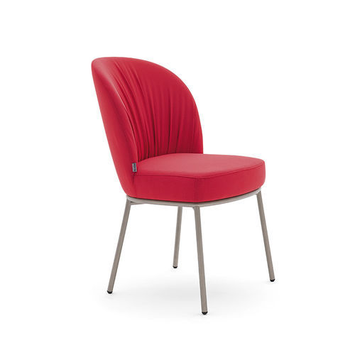 Moderner Stuhl - ROSE 03915 L - Montbel - für den Innenraum / Stoff / Leder