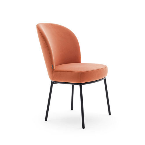 Moderner Stuhl - ROSE 03916 L - Montbel - für den Innenraum / Stoff / Leder