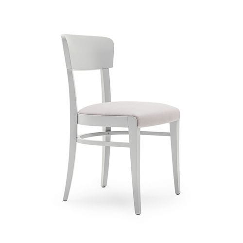 Moderner Stuhl - STEFFY 00412 - Montbel - für den Innenraum / Stoff / Leder