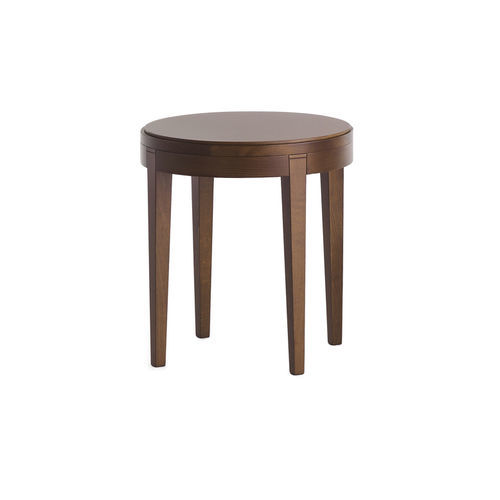 Moderner Beistelltisch - TOFFE 880 - Montbel - Holzfurnier / Gestell aus Buche / rund