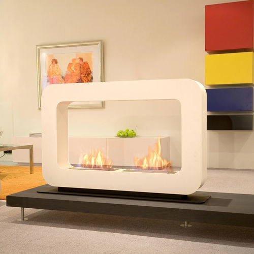Bioethanol-Kamin - Curva - Safretti - freistehend / bodenstehend / Insel