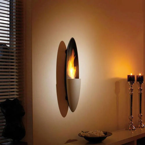 Bioethanol-Kamin - Prometheus - Safretti - wandmontiert / für Wandmontage / ohne Abzug