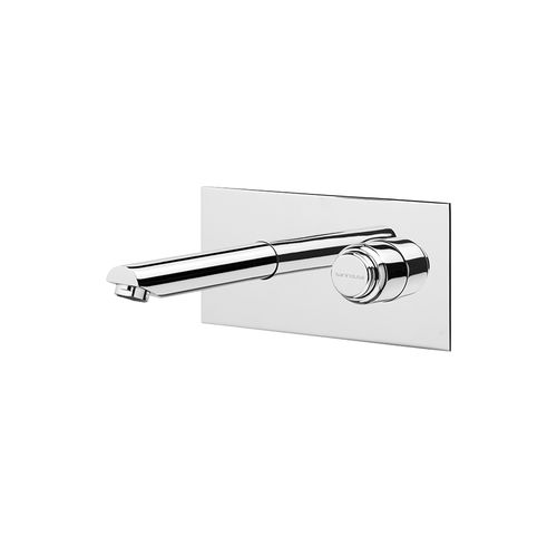 Einhebelmischer für Waschtisch - ÍCONE - Sanindusa - Einbau / wandmontiert / Selbstschluss