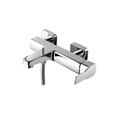Badewannen-Einhebelmischer - ADVANCE  - Sanindusa - wandmontiert / Messing / Zamak
