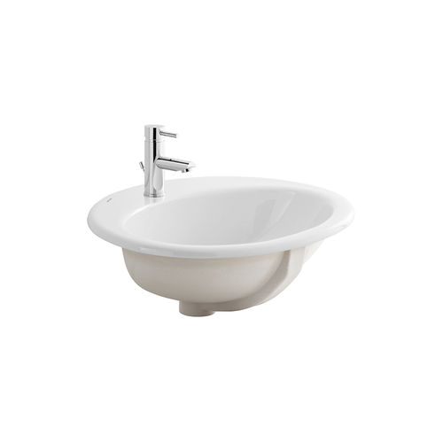Einbauwaschbecken - PARIS - Sanindusa - Keramik / oval / 1-Loch