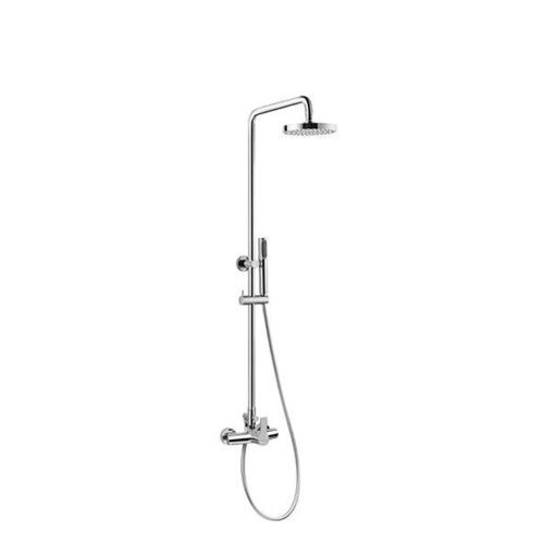 Wandmontiertes Duschsystem - MASTER 40  - Sanindusa - modern / mit Handbrause / Regenstrahl