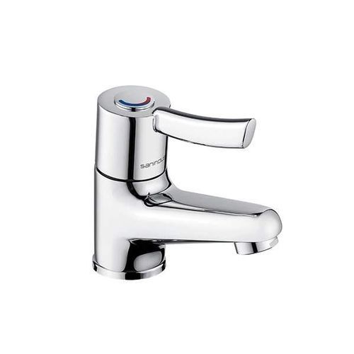 Einhebelmischer für Waschtisch - XS - Sanindusa - Aufsatz / Messing / für Badezimmer
