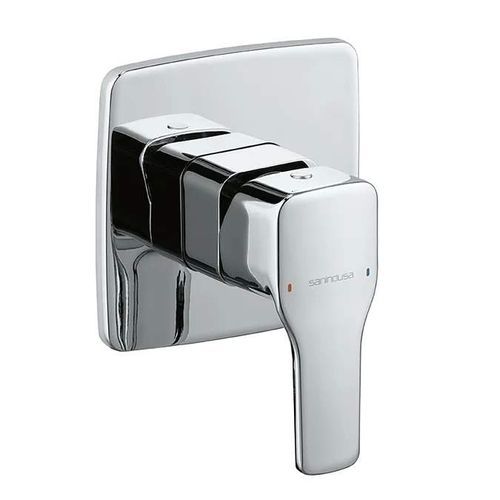 Einhebelmischer für Dusche - ADVANCE  - Sanindusa - wandmontiert / Messing / Zamak