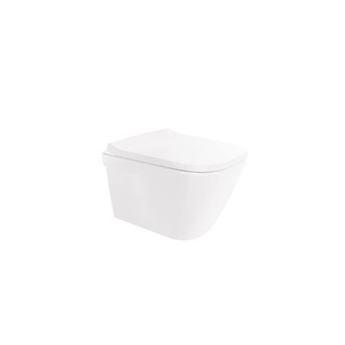 Wandhängendes WC - Look - Sanindusa - Porzellan / für den Wohnbereich / rechteckig