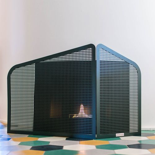 Stahl-Feuerschutz - FJORD - Le Marquier - für Kamine / für Kinder